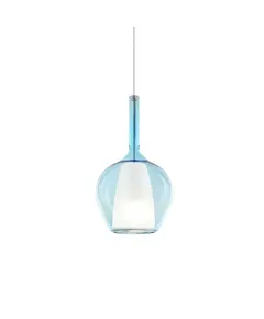 Полилей KALIQUE-1 SP1 D18 AZZURRO 359960 Ideal Lux 1xE27 | Osvetlenieto.bg