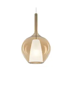 Полилей KALIQUE-1 SP1 D28 AMBRA 359526 Ideal Lux 1xE27 | Osvetlenieto.bg