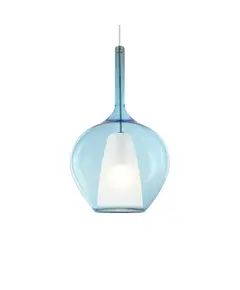 Полилей KALIQUE-1 SP1 D28 AZZURRO 359588 Ideal Lux 1xE27 | Osvetlenieto.bg