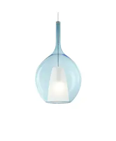 Полилей KALIQUE-2 SP1 D28 AZZURRO 359694 Ideal Lux 1xE27 | Osvetlenieto.bg