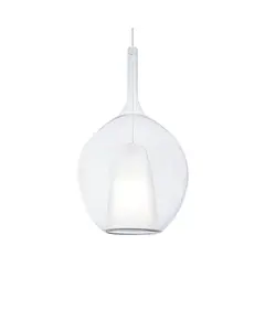 Полилей KALIQUE-2 SP1 D28 TRASPARENTE 359670 Ideal Lux 1xE27 | Osvetlenieto.bg