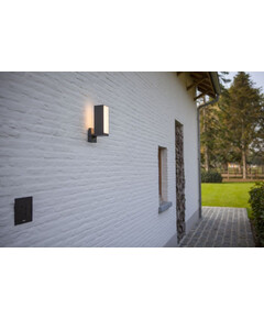 Фасаден аплик CUBA PIR сензор Lutec LED 14W IP54 5193811118 | Osvetlenieto.bg