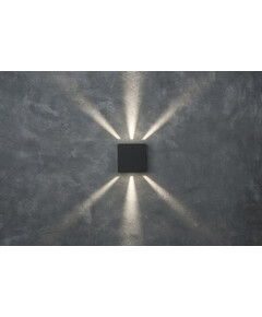 Фасаден аплик GEMINI BEAMS Lutec LED 7.5W IP54 5104005118 | Osvetlenieto.bg