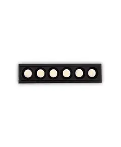 LED Луна за вграждане LIKA FI SLIM 10W 3000K NERO 305813 Ideal Lux | Osvetlenieto.bg