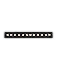 LED Луна за вграждане LIKA FI SLIM 20W 3000K NERO 305837 Ideal Lux | Osvetlenieto.bg