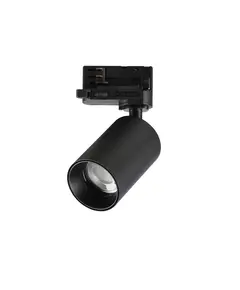 Спот за шина 4L DYNAMITE ROUND NERO 274515 Ideal Lux 1xGU10 | Osvetlenieto.bg