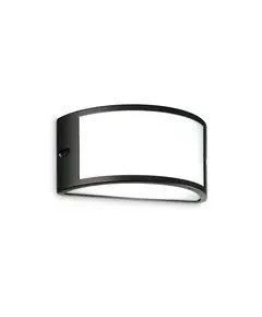 Фасаден аплик REX-1 AP1 NERO 322728 Ideal Lux 1xE27 IP44 | Osvetlenieto.bg
