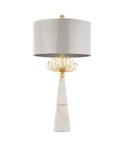 Луксозна настолна лампа CARTAGENA T02004AU CosmoLight 2xE27 | Osvetlenieto.bg