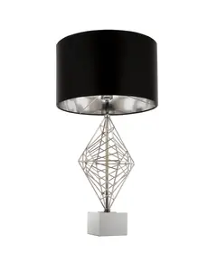 Настолна лампа CARACAS T01960CH CosmoLight 1xE27 | Osvetlenieto.bg