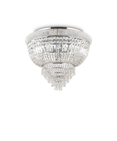 Плафон DUBAI PL6 CROMO 207186 Ideal Lux 6xE14 | Osvetlenieto.bg