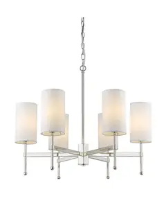 Полилей DENVER P06994WH NI CosmoLight 6xE14 | Osvetlenieto.bg