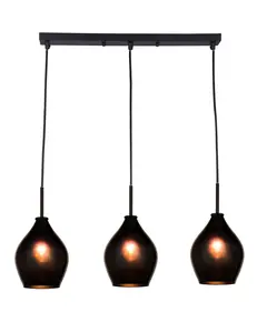 Полилей KUALA LUMPUR P03571BK CosmoLight 3xE14 | Osvetlenieto.bg
