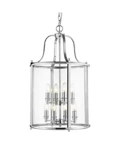 Полилей NEW YORK P08434CH CosmoLight 8xE14 | Osvetlenieto.bg