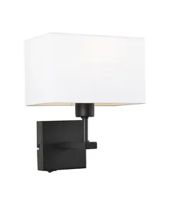 Аплик с ключе Norte WL-1122-1-A-BM-RC-WH Italux | Osvetlenieto.bg