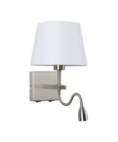 Аплик за четане с ключе Norte WL-1122-2-BL-SN-RO-WH Italux | Osvetlenieto.bg