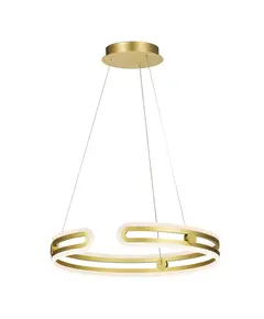 LED Полилей Kiara MD17016002-1E GOLD Italux | Osvetlenieto.bg