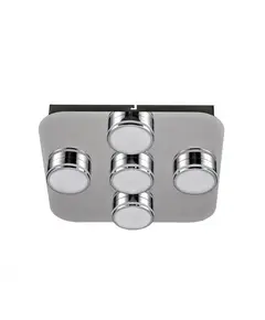 Плафон Marcel HD-4011N-05-9051D CH Italux | Osvetlenieto.bg