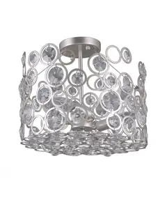 Плафон с кристали Nardo PNPL-33064-3-CH.S Italux | Osvetlenieto.bg