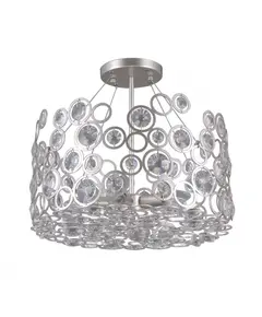 Плафон с кристали Nardo PNPL-33064-5-CH.S Italux | Osvetlenieto.bg