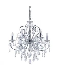 Полилей Barocco Chrome MD72709-6A Italux | Osvetlenieto.bg