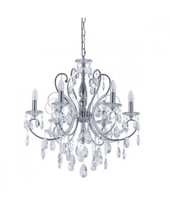 Полилей Barocco Chrome MD72709-6A Italux | Osvetlenieto.bg