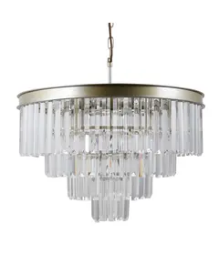 Полилей Verdes PND-44372-8-CHMP-GLD Italux | Osvetlenieto.bg