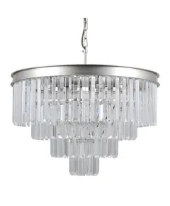 Полилей Verdes PND-44372-8A-SLVR-BRW Italux | Osvetlenieto.bg