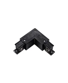 Ъгъл за тоководеща шина 4L черен | Osvetlenieto.bg