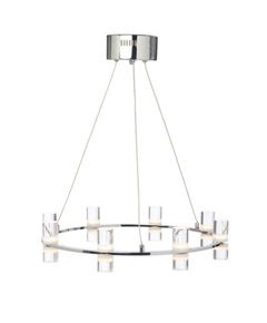 LED модерен полилей IONIAN JNDP32LED52CH Aca Lighting 32W 3000K 2880lm | Osvetlenieto.bg