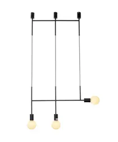 Модерен полилей KYOTO TNK853P64BK Aca Lighting 3xE27 | Osvetlenieto.bg