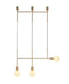 Модерен полилей KYOTO TNK853P64GD Aca Lighting 3xE27 | Osvetlenieto.bg