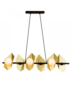 Модерен полилей POLYGON HL42596P100BG Aca Lighting 6xG9 | Osvetlenieto.bg