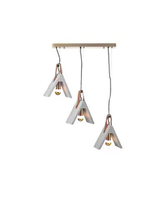 Полилей ALFA DCR171193PS Aca Lighting 3xE27 | Osvetlenieto.bg