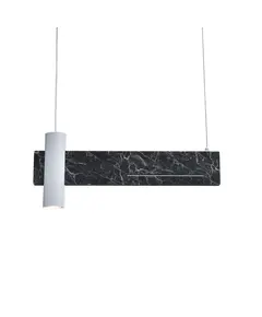 Полилей от мрамор Linea DCR21LEDP60B Aca Lighting 1xGU10 + LED 12W 3000K | Osvetlenieto.bg