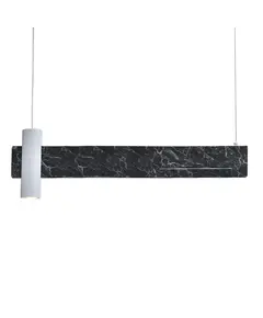 Полилей от мрамор Linea DCR21LEDP90B Aca Lighting 1xGU10 + LED 18W 3000K | Osvetlenieto.bg