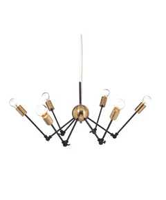 Винтидж полилей CHAGALL OD680306BB Aca Lighting 6xE27 | Osvetlenieto.bg