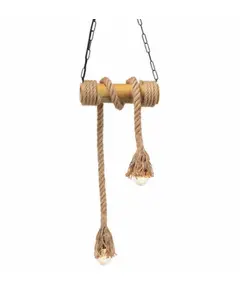 Винтидж полилей MERLIN 932302BBR Aca Lighting 2xE27 | Osvetlenieto.bg