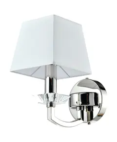 Аплик DUBAI W01353WH NI CosmoLight 1xE14 | Osvetlenieto.bg