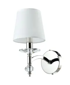 Аплик VERONA W01360WH NI CosmoLight 1xE14 | Osvetlenieto.bg