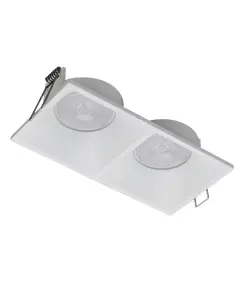 Двойна бяла квадратна луна FINO 4225100 Viokef GU10 | Osvetlenieto.bg