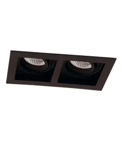 Двойна черна квадратна луна ARTSI 4208101 Viokef GU10 | Osvetlenieto.bg