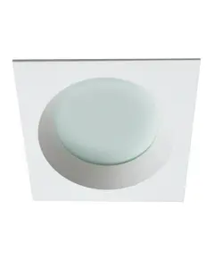 Квадратна бяла луна за баня YAN 4151300 Viokef GU10 IP44 | Osvetlenieto.bg