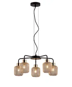 Полилей LOREN 4165500 Viokef 5xE27 | Osvetlenieto.bg