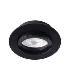 Черна луна за вграждане кръг DALLA CT-DTO50-B 22432 Kanlux MR16 | Osvetlenieto.bg