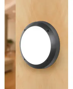 Плафон Gelmi Fumagalii черен бял 1xE27 IP66 | Osvetlenieto.bg