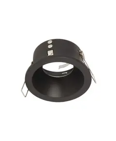 Черна луна за баня кръгла Zoom Maytoni DL032-2-01B GU10 IP65 | Osvetlenieto.bg