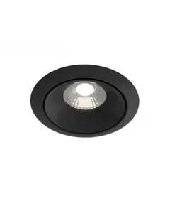 LED луна за вграждане черна Yin Maytoni DL031-2-L12B | Osvetlenieto.bg