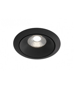 LED луна за вграждане черна Yin Maytoni DL031-2-L12B | Osvetlenieto.bg