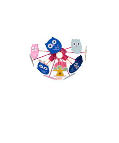Детски плафон BIRDY 6389 Rabalux 3xE14 | Osvetlenieto.bg