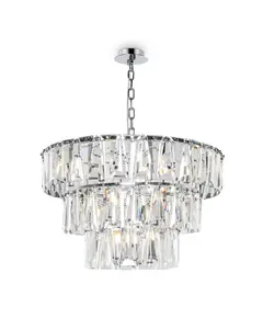 Кристален полилей Puntes MOD043PL-18CH Maytoni 18xE14 | Osvetlenieto.bg